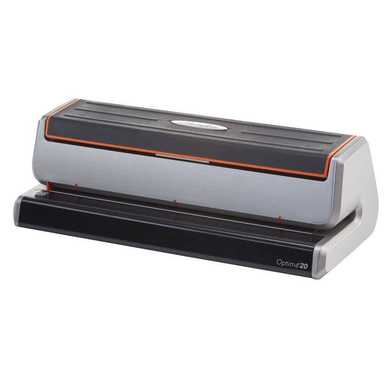 Swingline Electric Hole Puncher 3 Hole, 20 Sheet Punch Capacity Three Hole Punch 3 Ring, Jam Resistant, Optima 20, Silver (74520) - Image 4